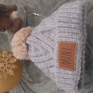 Rae Dun MINI warm chunky winter hat like new HANDMADE